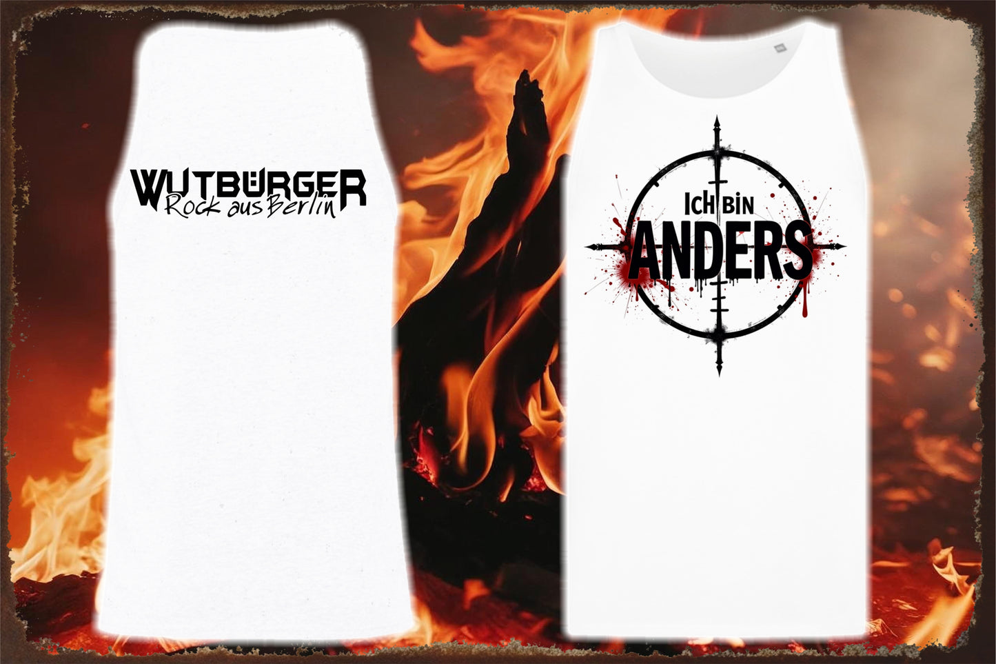 WUTBÜRGER "ANDERS" - Herren Tank-Top