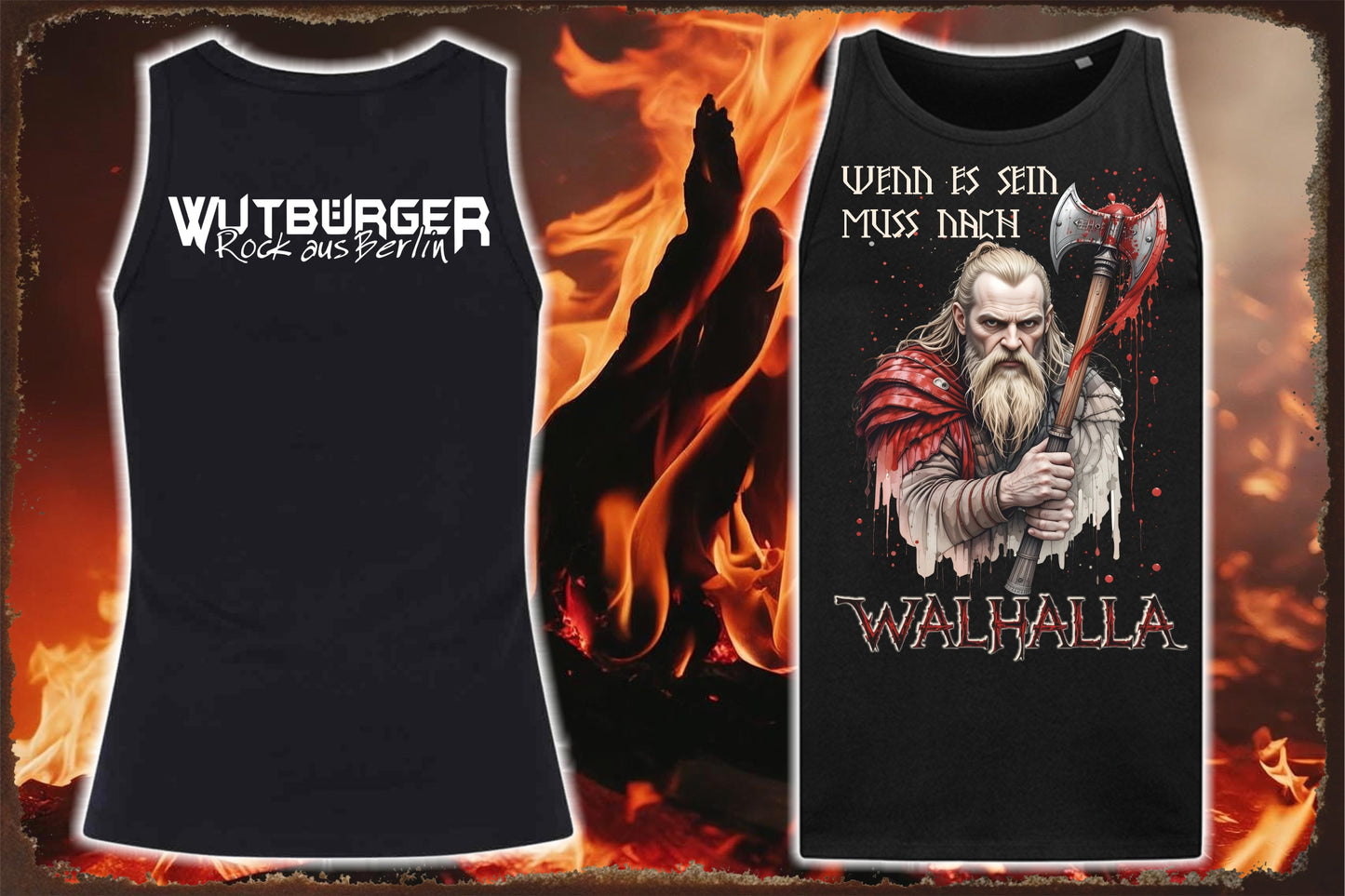 WUTBÜRGER - Walhalla - Herren Tank-Top