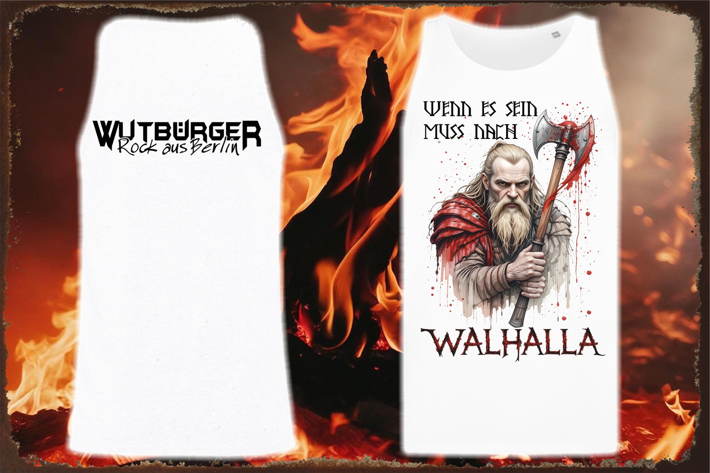 WUTBÜRGER - Walhalla - Herren Tank-Top