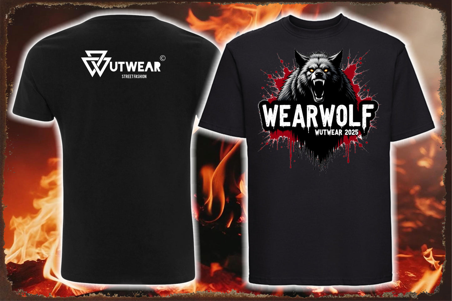 WUTWEAR -"WEARWOLF"- Herren T-Shirt