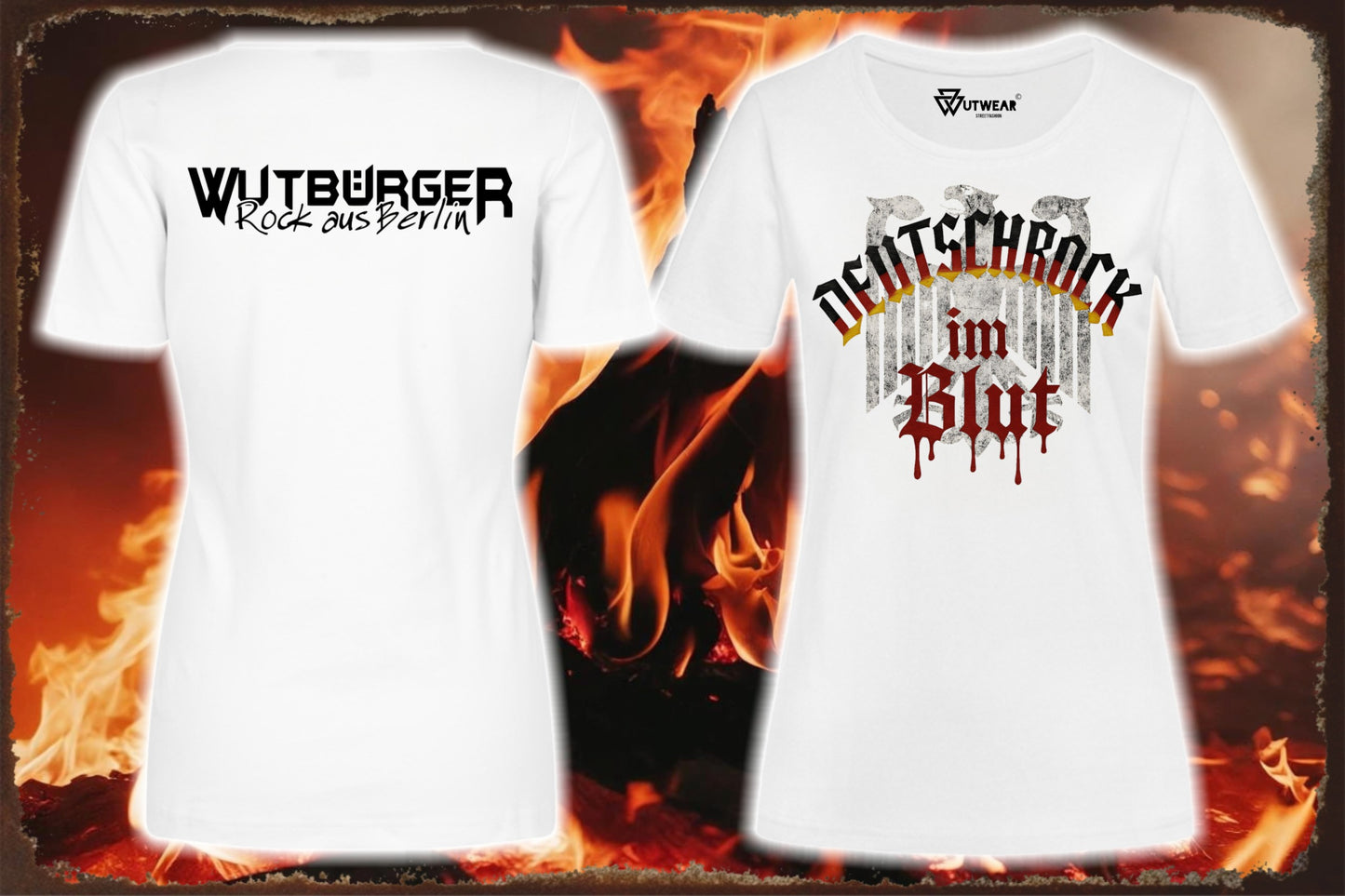 WUTBÜRGER - "Deutschrock im Blut" - Ladies Shirt