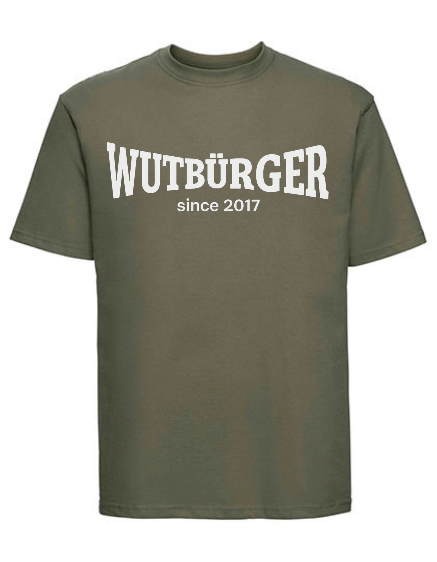 WUTBÜRGER - "since 2017"- Herren-Shirt