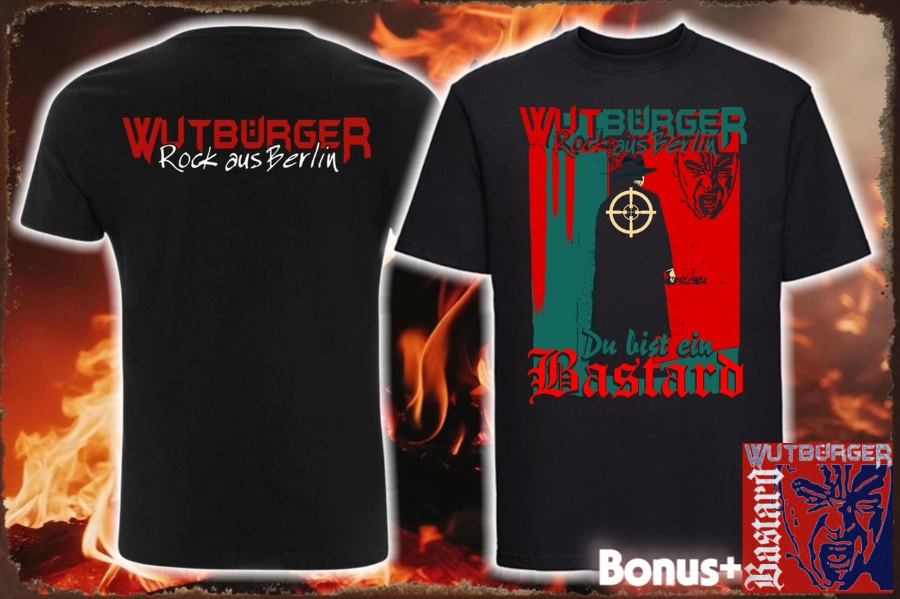 WUTBÜRGER "BASTARD" - Herren-Shirt