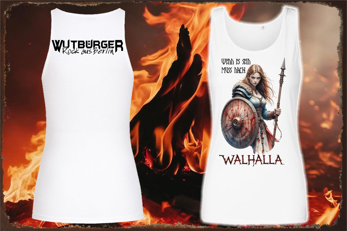 WUTBÜRGER - Walhalla - Schildmaid-Tank-Top