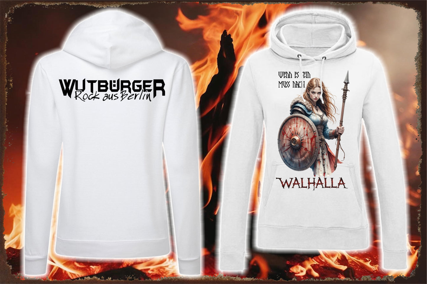 WUTBÜRGER - Walhalla - Schildmaid - Hoodie