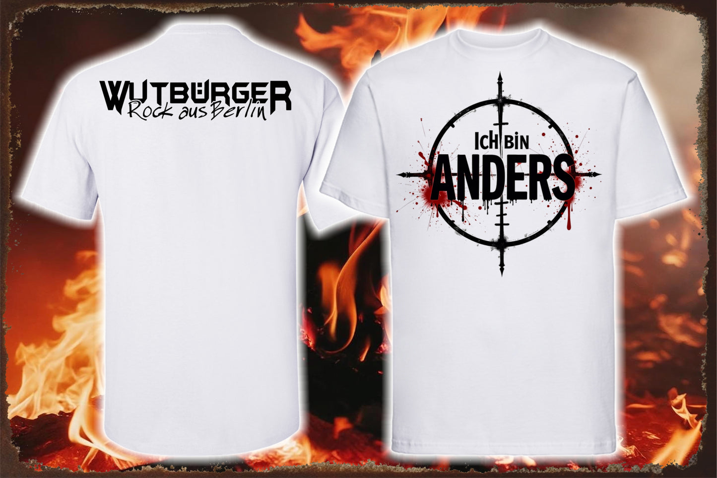 WUTBÜRGER "ANDERS" - Herren-Shirt