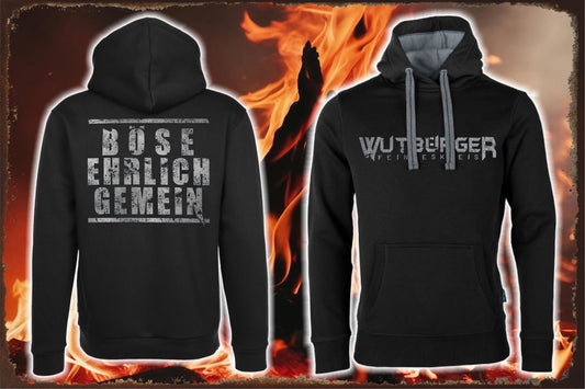 WUTBÜRGER "BÖSE, EHRLICH, GEMEIN" - Herren Premium-Hoodie