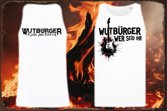 WUTBÜRGER - "WER SEID IHR" - Herren-Tank-Top