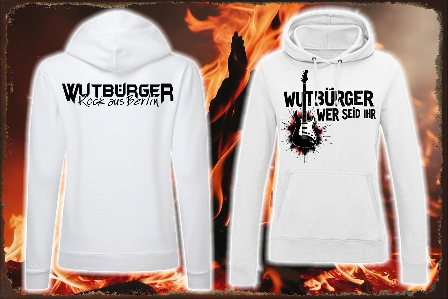 WUTBÜRGER - "WER SEID IHR" - Damen Hoodie