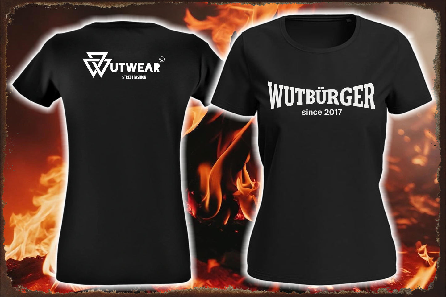 WUTBÜRGER - "since 2017" - Ladies Shirt