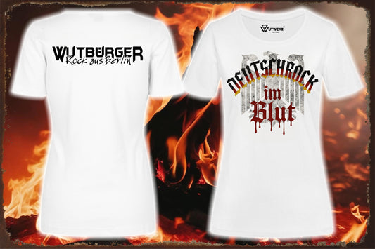 WUTBÜRGER - "Deutschrock im Blut" - Ladies Shirt